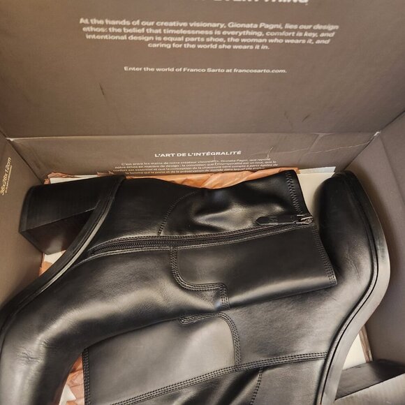 Franco Sarto Women's Penelope Booties. Black. Leather. Size 10. NIB - Picture 11 of 12